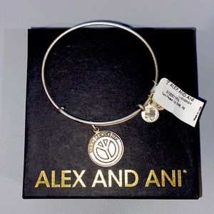 Alex and Ani Turn Peace Up Bracelet